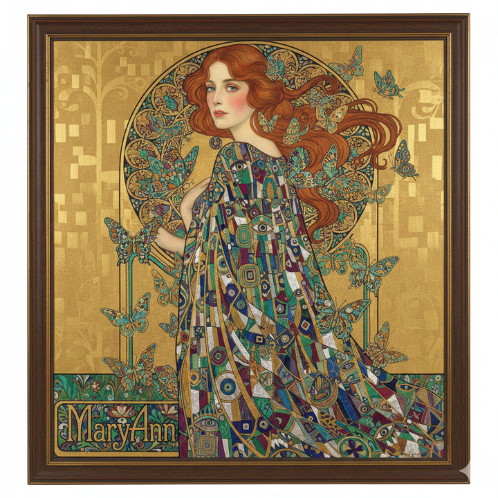 Inspiriert von Gustav Klimt