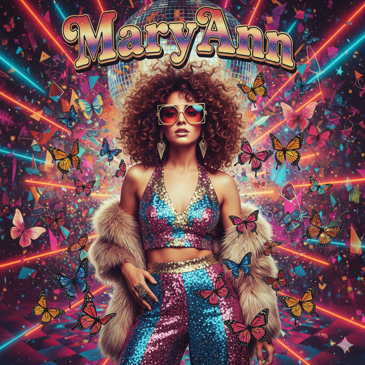 70er Jahre Disco- Stil